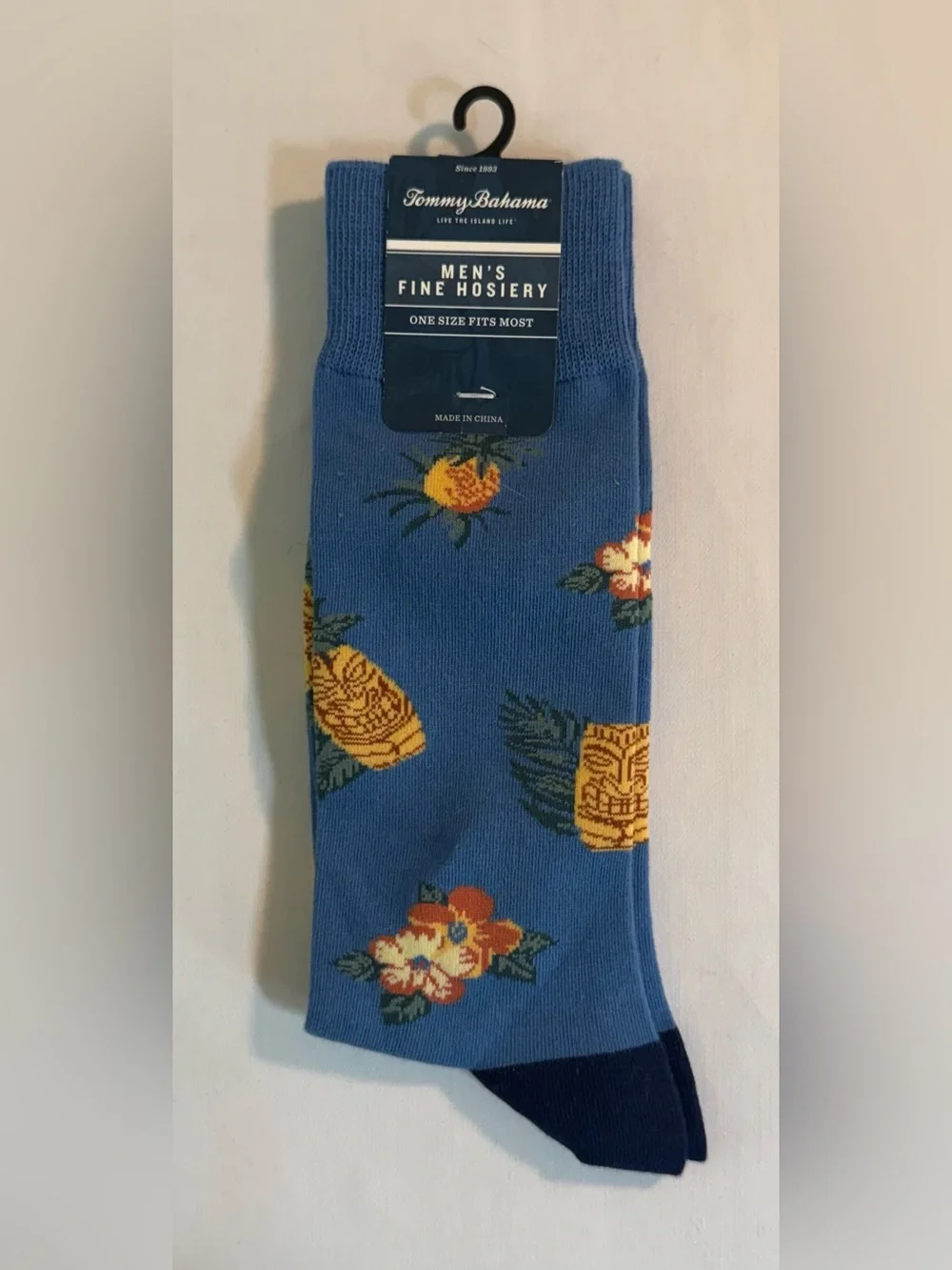 Tommy Bahama Tropical Tiki Cotton Blend Dress Socks One Size Fits Most NWT